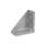GN 30b Angle Brackets, Aluminum, for Aluminum Profiles (b-Modular System) Type: A - Without accessory
Finish: AB - Plain finish
Size: 30x60/40x80/45x90