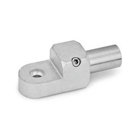 GN 483 T-Swivel Mounting Clamps, Aluminium Finish: MT - Matte finish, tumbled<br />Type: W - with Bolt