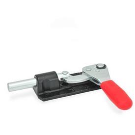 GN 844 Push-Pull Type Toggle Clamps, Steel, for Push-Pull Clamping Type: ASS - Clamping by turning handle clockwise