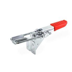 GN 851.2 Latch Type Toggle Clamps for Pulling Action Type: T4 - With square U-bolt, with catch