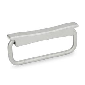 GN 425.9 Stainless Steel Folding Handles Type: A - Thread for fixing from the back<br />Identification no.: 1 - Handle 90° foldaway<br />Finish: GS - Matte shot-blasted