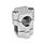 GN 134 Two-Way Connector Clamps, Multi Part Assembly d1/s1: B - Bore
d2/s2: V - Square
Finish: BL - Plain finish, matte shot-blasted