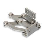 Stainless Steel Multiple-Joint Hinges, Concealed, Opening Angle 180°