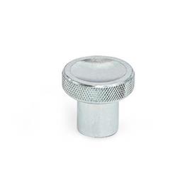 GN 676.2 Knobs, Steel, Zinc Plated Type: B - With knurl