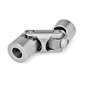DIN 808 Universal Joints with Needle Bearing Bore code: B - Without keyway<br />Type: DW - Double, needle bearing