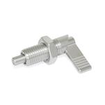 Stainless Steel Cam Action Indexing Plungers, with Locking Function