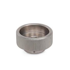 DIN 6303 Stainless Steel Knurled Nuts Type: B - with dowel hole