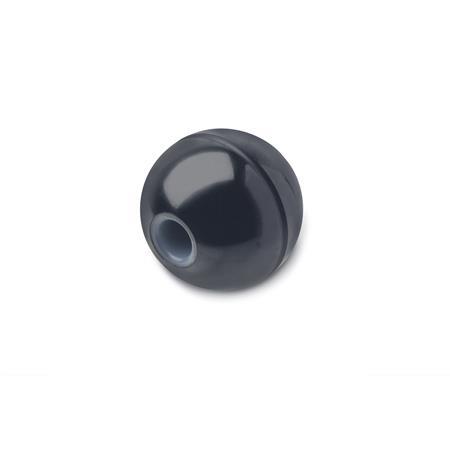 GN 319.1 Ball Knobs, Press-On Type, Plastic 