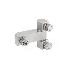 GN 129.2 Stainless Steel Hinges Material: A4 - Stainless steel