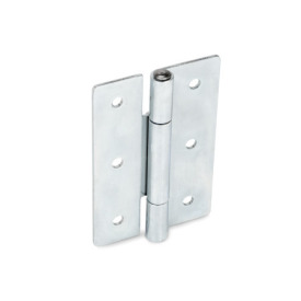 GN 136 Sheet Metal Hinges, Steel, Square or Vertically Elongated Material: ST - Steel<br />Type: B - With through-holes<br />Length: l2 (1,5) - 1,5-fach verlängert