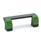 GN 630.1 Cabinet U-Handles, Plastic Color of the cover cap: DGN - Green, RAL 6017, shiny finish