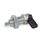GN 612.8 Cam Action Indexing Plungers, Zinc Die Casting Type: AK - With lock nut