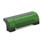 GN 630 Ledge Handles, Plastic Color: DGN - Green, RAL 6017, shiny finish