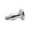 GN 75.5 Mushroom Shaped Knobs, Stainless Steel Type: E - With threaded stud
Finish: PL - Highly polished