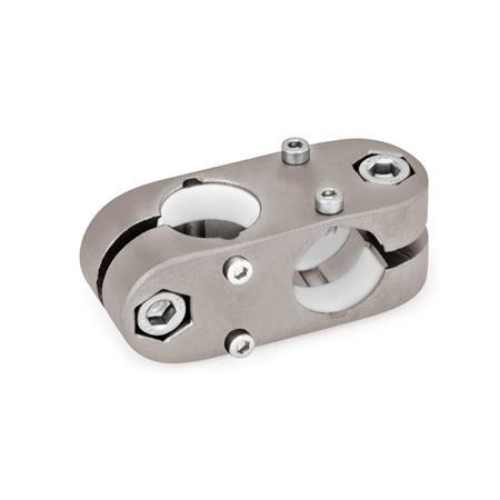 Collare Albero Acciaio Collare Albero In Acciaio A Doppio Foro &ndash; Diametro 2 Pollici, Finitura Ossido Nero, 2 Pezzi Collare Albero 2 Pollici Nero Ossido