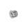 GN 616.2 Poussoirs à ressort, acier/inox/plastique, avec collier, avec bille, avec fente frontale Type: NI - Logement en inox, bille en inox