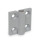GN 437.4 Hinges, Zinc Die Casting, with Detent Identification no.: 4 - Holding torque 4 Nm
Color: SR - Silver, RAL 9006, textured finish