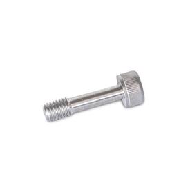 GN 912.2 Captive Socket Cap Screws, Stainless Steel , with Recessed Stud for Loss Protection 