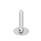 GN 41 Piedini di livellamento, acciaio INOX AISI 304 Tipo (base): D0 - Senza disco antiscivolo
Versione (vite): V - Senza dado, esagono esterno in alto e sede per chiave in basso