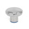 GN 5435 Star Knobs, Stainless Steel, Hygienic Design Finish: MT - Matte finish (Ra < 0.8 µm)
Material (Sealing ring): F - FKM