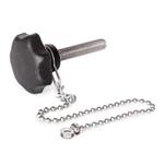 Boutons étoile imperdable + goujon fileté