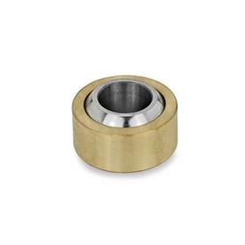 GN 648.8 Ball Joints, Steel Type: N - Bronze / Steel lubrication possible