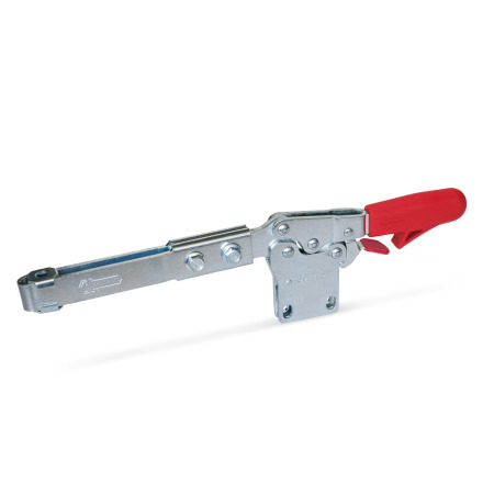 Lukitsimet GN 820.4: Teräs, käyttövipu vaakasuora, lukitusmekanismi, asennusalusta pystysuora