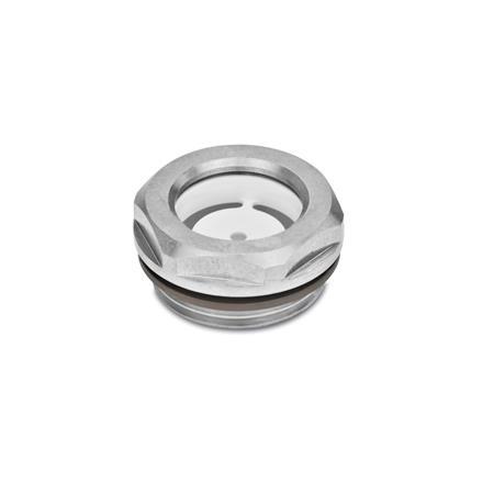 Ölschaugläser GN 743.5: Edelstahl, bis 180 °C