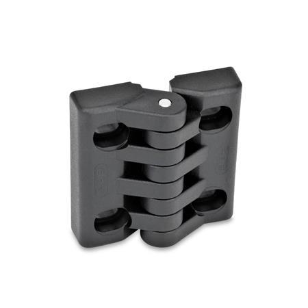 GN 151.4 Hinges, Plastic, Adjustable by Slotted Holes Type: B - Horizontally adjustable