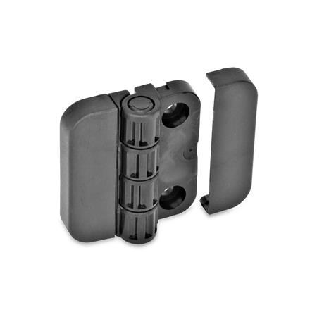 Hinges GN 122.1: Plastic, with 4 Indexing Positions