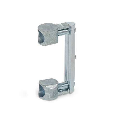 Universal Connectors GN 22i: Zinc Die Casting, With Double T-Nut, for Aluminum Profiles (i-Modular System)