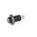 GN 313 Spring Bolts, Steel / Plastic Knob Type: DK - With lock nut, without knob
Identification no.: 2 - Pin with internal thread
