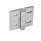 GN 235 Hinges, Stainless Steel , Adjustable Material: NI - Stainless steel
Type: B - Horizontally adjustable
Finish: GS - Matte shot-blasted finish
