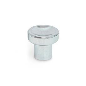 GN 676.2 Knobs, Steel, Zinc Plated Type: A - Without knurl