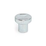 Knobs, Steel, Zinc Plated
