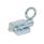 GN 724.6 Indexing Plungers, Steel / Stainless Steel, with Chamfered Pin, with Flange for Surface Mounting Material / Finish: ZB - Zinc plated, blue passivated
Type: C1 - Chamfer, top
Identification no.: 1 - Without catch