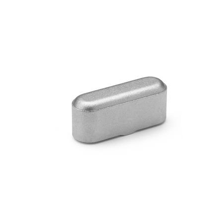 thumbnail image 2 of Ganter GN 434 Stainless Steel Wing Nuts – Pack Of 2, M6 Thread, Silver Fine Cast Iron Finish 2 of 5