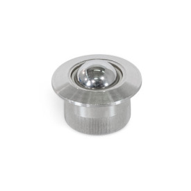 GN 509.10 Ball Transfer Units, Stainless Steel, with Collar, with Friction Bearing 