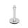 GN 44 Leveling Feet, Stainless Steel AISI 316 L Type (Base): D3 - With rubber pad, vulcanized, black
Version (Screw): SK - With nut, external hex at the bottom
