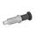 GN 817.2 Stainless Steel Indexing Plungers with Long Plastic Knob Material: NI - Stainless steel
Type: B - Without rest position, without lock nut