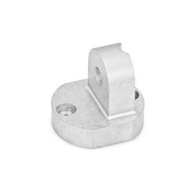 GN 485 Base Plate Swivel Mounting Clamps Finish: MT - Matte finish, tumbled