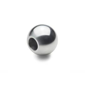 DIN 319 Ball Knobs Steel, Aluminum Material: ST - Steel<br />Type: K - With Plain Hole H7