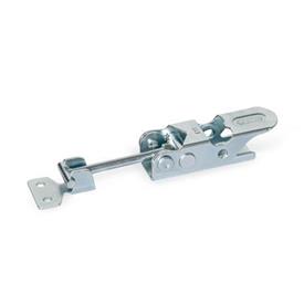GN 761 Toggle Latches, Steel / Stainless Steel, without Lock Mechanism Type: T - Latch bolt with T-head, with catch<br />Material: ST - Steel