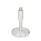 GN 21 Piedini di livellamento, acciaio INOX Tipo (pedana): D1 - Finitura tornita, con fondo in gomma, intarsiato, colore nero
Versione della vite: W - Con bussola regolabile, filettatura coperta e sede per chiave in basso