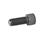 GN 606 Vis à bille orientable, acier Type: VR - bille plate, avec butée de fin de course orientable, ondulée