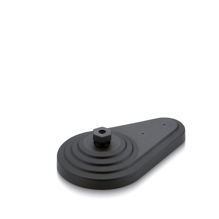 Piedini di livellamento GN 445.9: Plastica, con filettatura interna, con 2 fori di montaggio