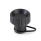 GN 590.13 Knurled Nuts, Plastic, Threaded Bushing, Brass, with Loss Protection Type: R - With retaining ring