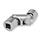 DIN 808 Universal Joints with Friction Bearing, Stainless Steel Material: NI - Stainless steel
Bore code: V - With square
Type: DG - Double, friction bearing