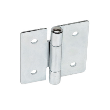 Sheet Metal Hinges  GN 136: Steel, Square or Vertically Elongated