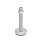 GN 31 Leveling Feet, Stainless Steel, with Rubber Pad Type (Base): B3 - Matte shot-blasted, rubber vulcanized, black
Version (Screw): UK - With nut, hex socket at the top and wrench flat at the bottom